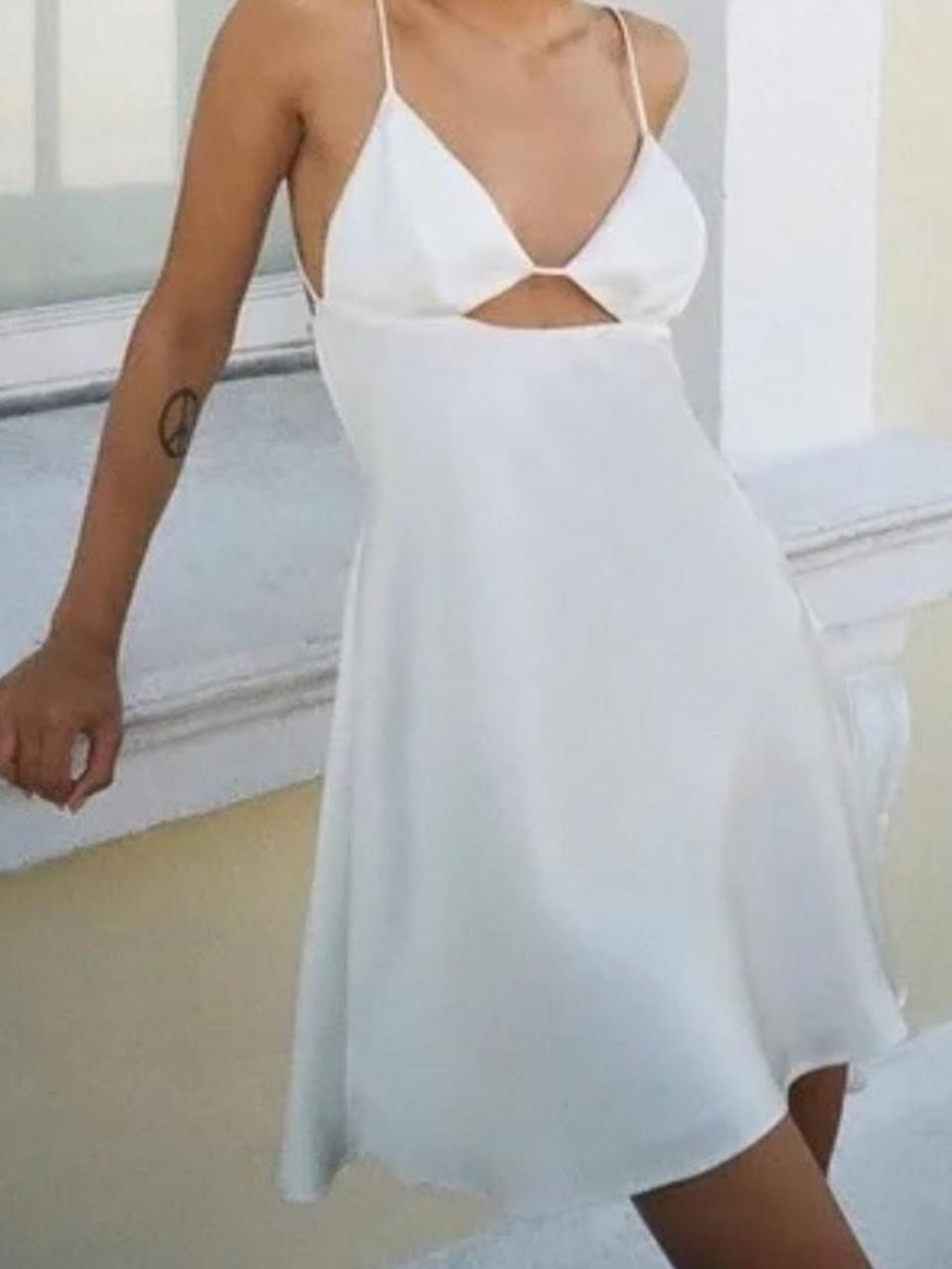 Zara viral mini satin dress size XL WORN ONCE